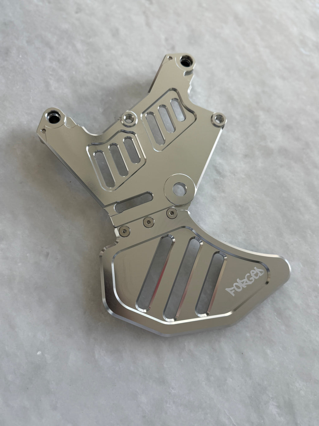 Upgraded Dual Caliper Mount + Rotor Guard for Sur Ron, Talaria & Segway | Heavy Duty Metal