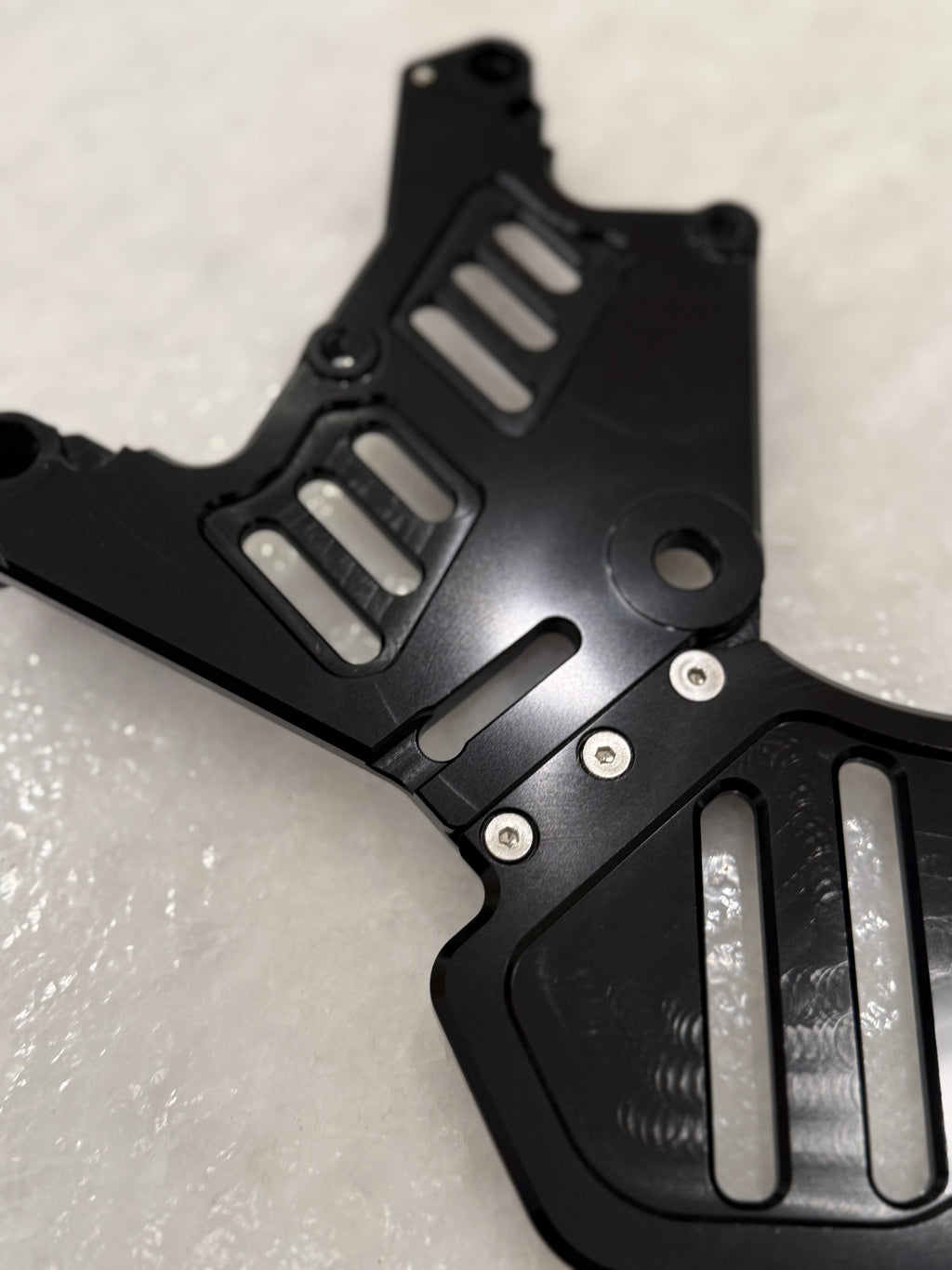 Upgraded Dual Caliper Mount + Rotor Guard for Sur Ron, Talaria & Segway | Heavy Duty Metal