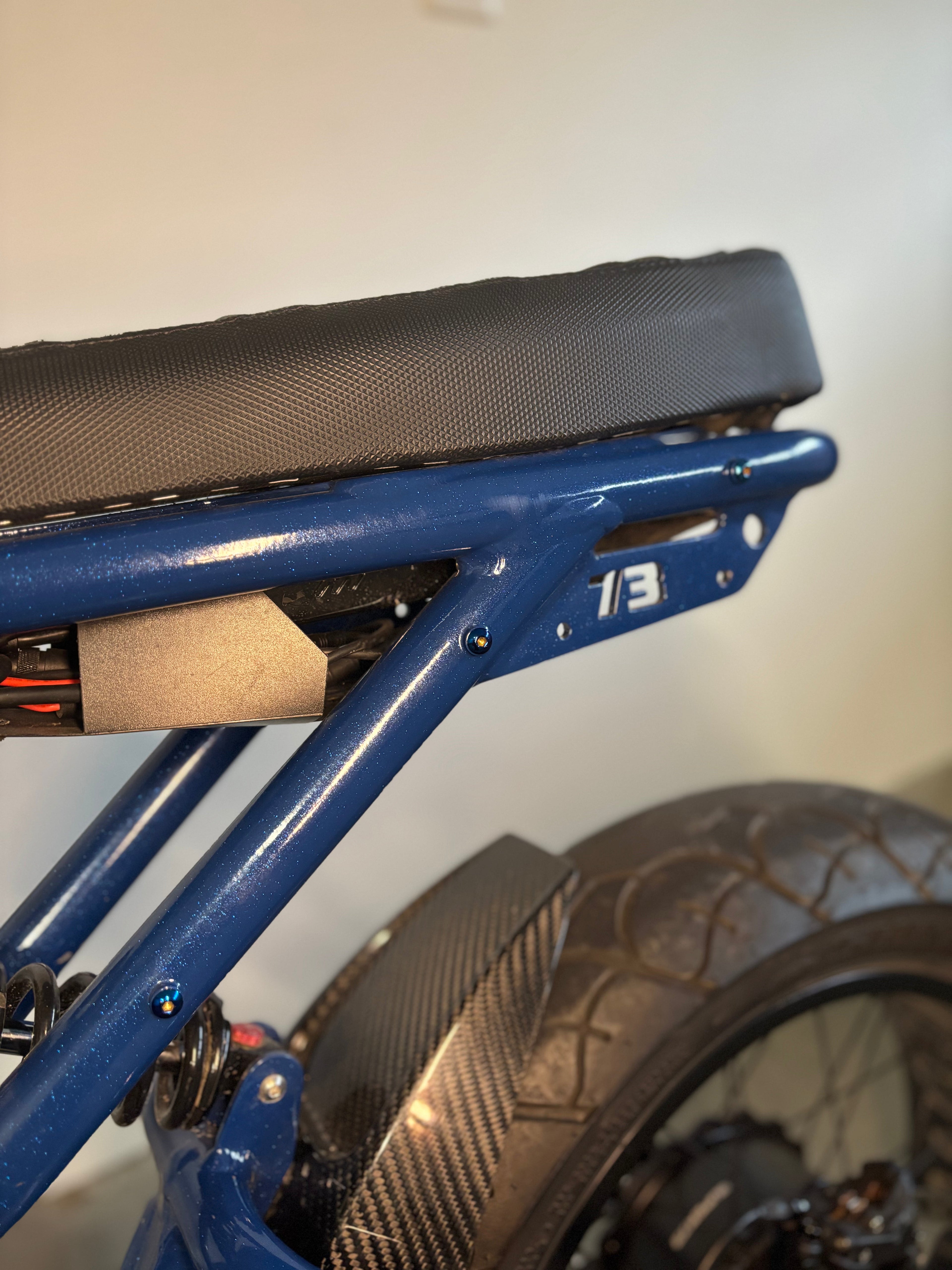 Super 73 titanium frame bolts