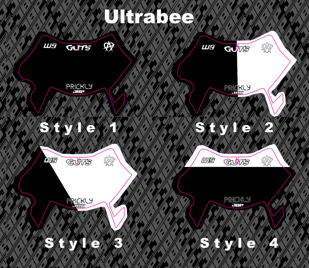 Predesigned UltraBee Plate Decal