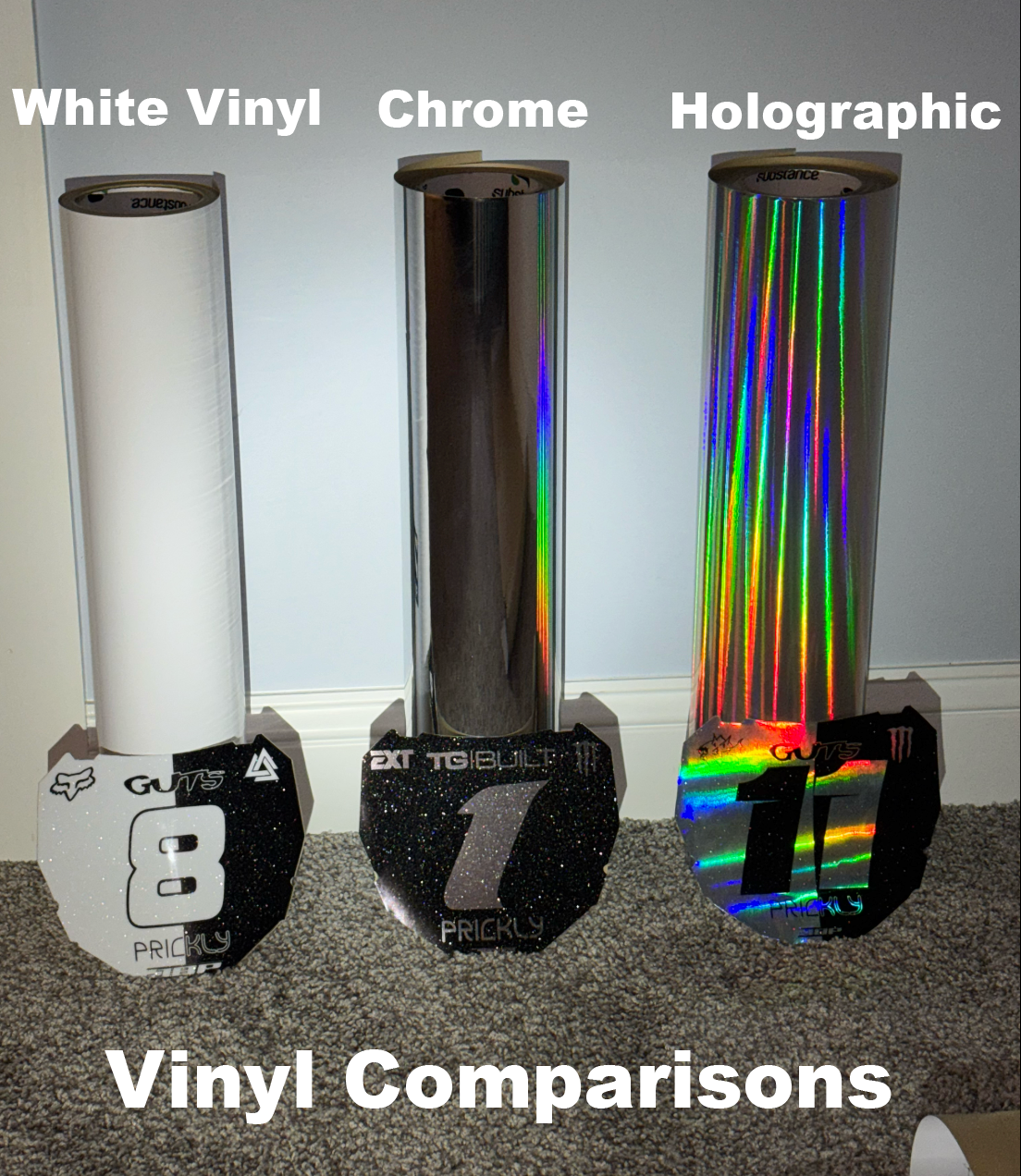 Predesigned Fork Guard Decals